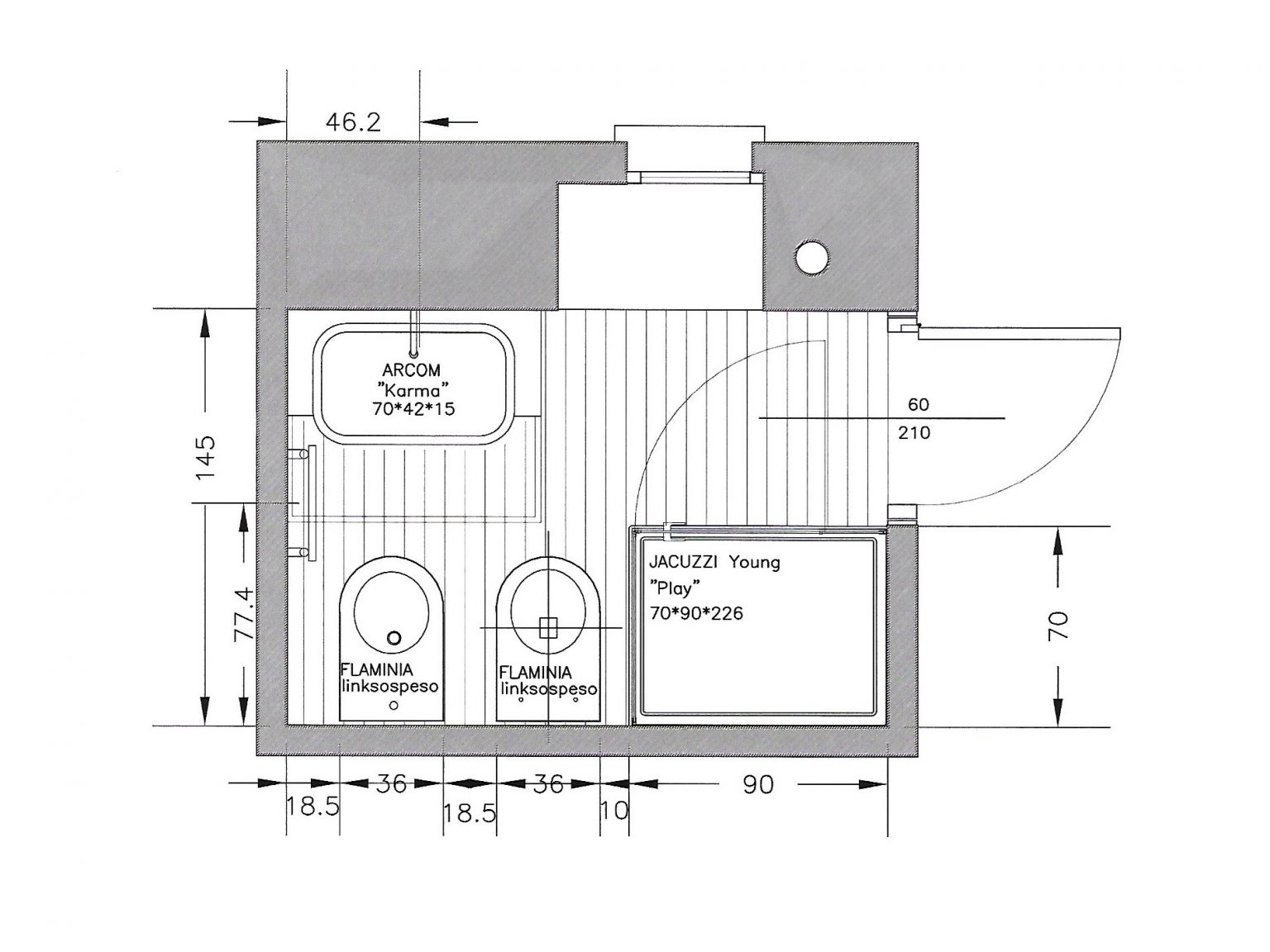 bagno-doccia-sturla-schema-pianta